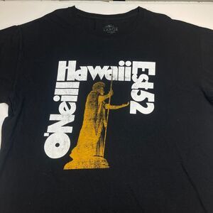 O'NEILL Hawaii King Kamehameha T SHIRT Sz Mens L hawaiian surf style